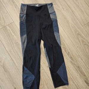 Black and Gray Athletic Leggings
